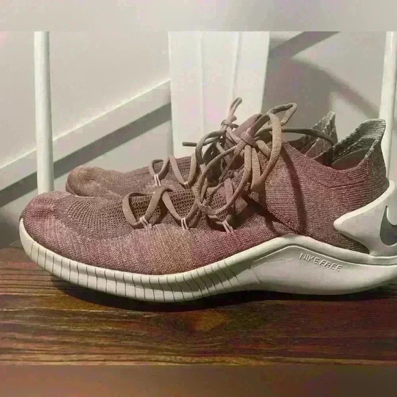 Nike Free TR Flyknit 3 LM Smokey Mauve  Breathable Woman Purple Brown size 9 - Picture 2 of 7